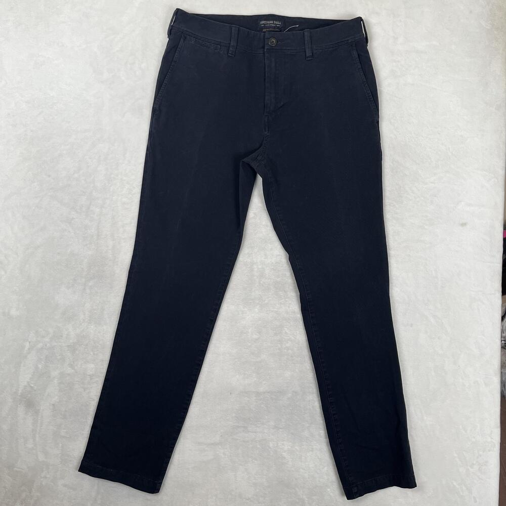 American Eagle Pants Mens 31x30 Blue Slim 360 Extreme Flex Chino Stretch Casual